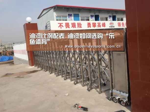 油漆比例配表 油漆如何选购“乐鱼体育”(图3) 乐鱼体育